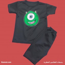 طقم مارد وشوشني – بيجامة وشورت بتطريز مليء بالمرح والطاقة